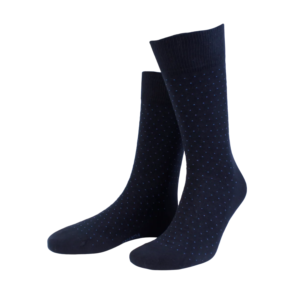 3 PAIR - True Dot Pattern Combed Cotton Blend Italian Mid Calf Socks (Choice of Colors) by Amanda Christensen