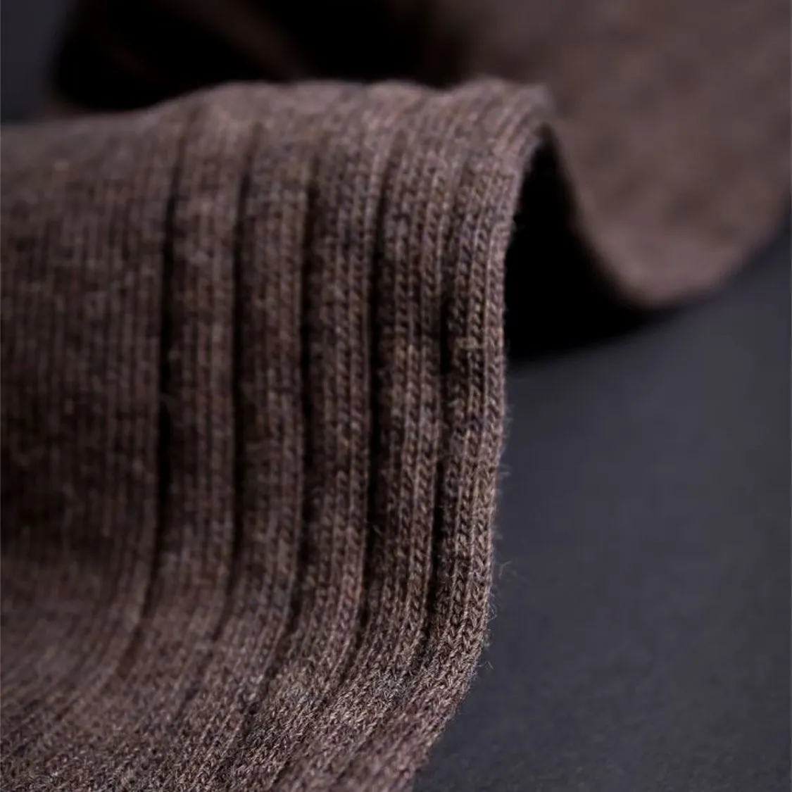 3 PAIR - True Ribbed Combed Cotton Blend Italian Mid Calf Socks (Choice of Colors) by Amanda Christensen