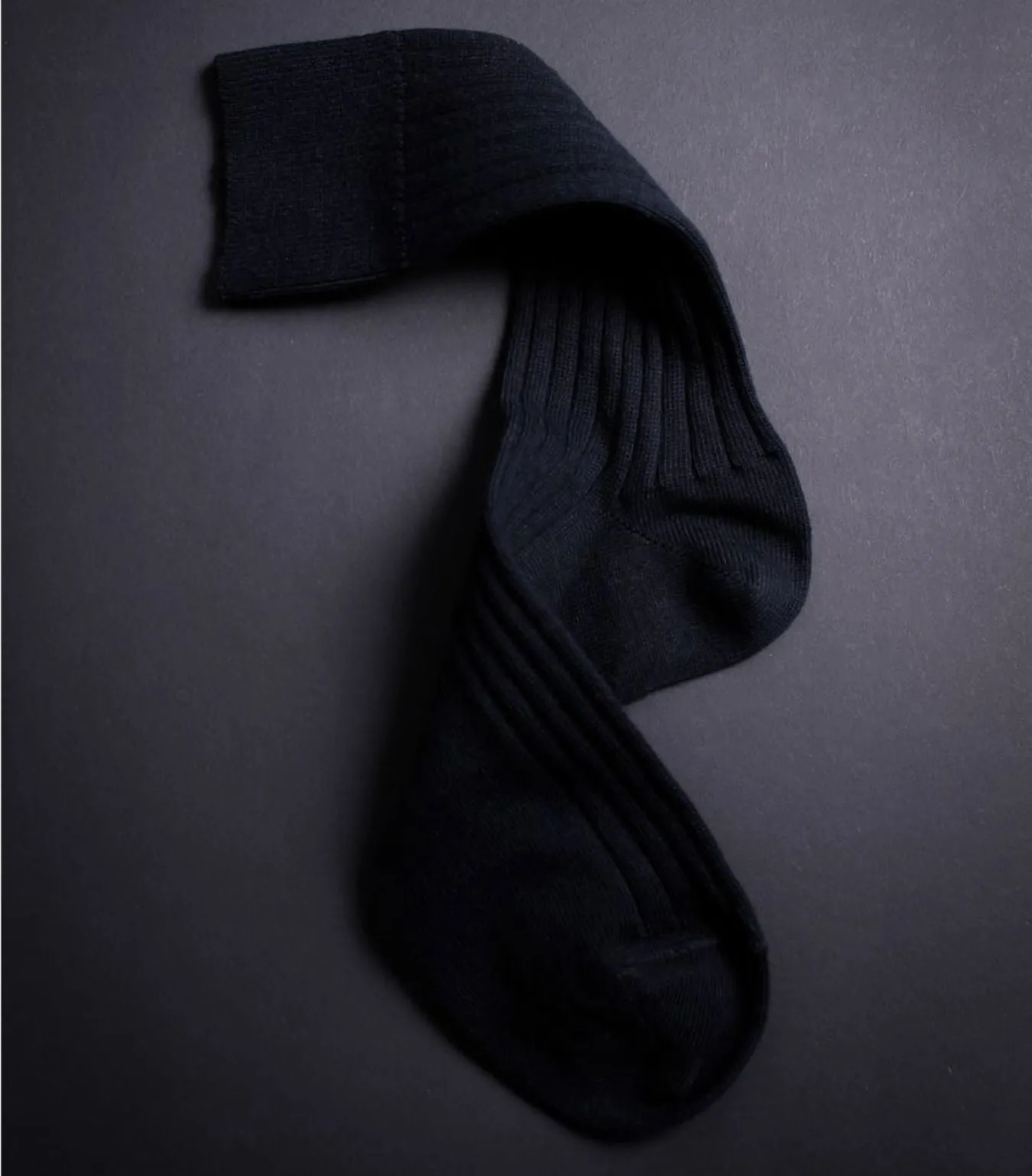 3 PAIR - True Ribbed Combed Cotton Blend Italian Mid Calf Socks (Choice of Colors) by Amanda Christensen