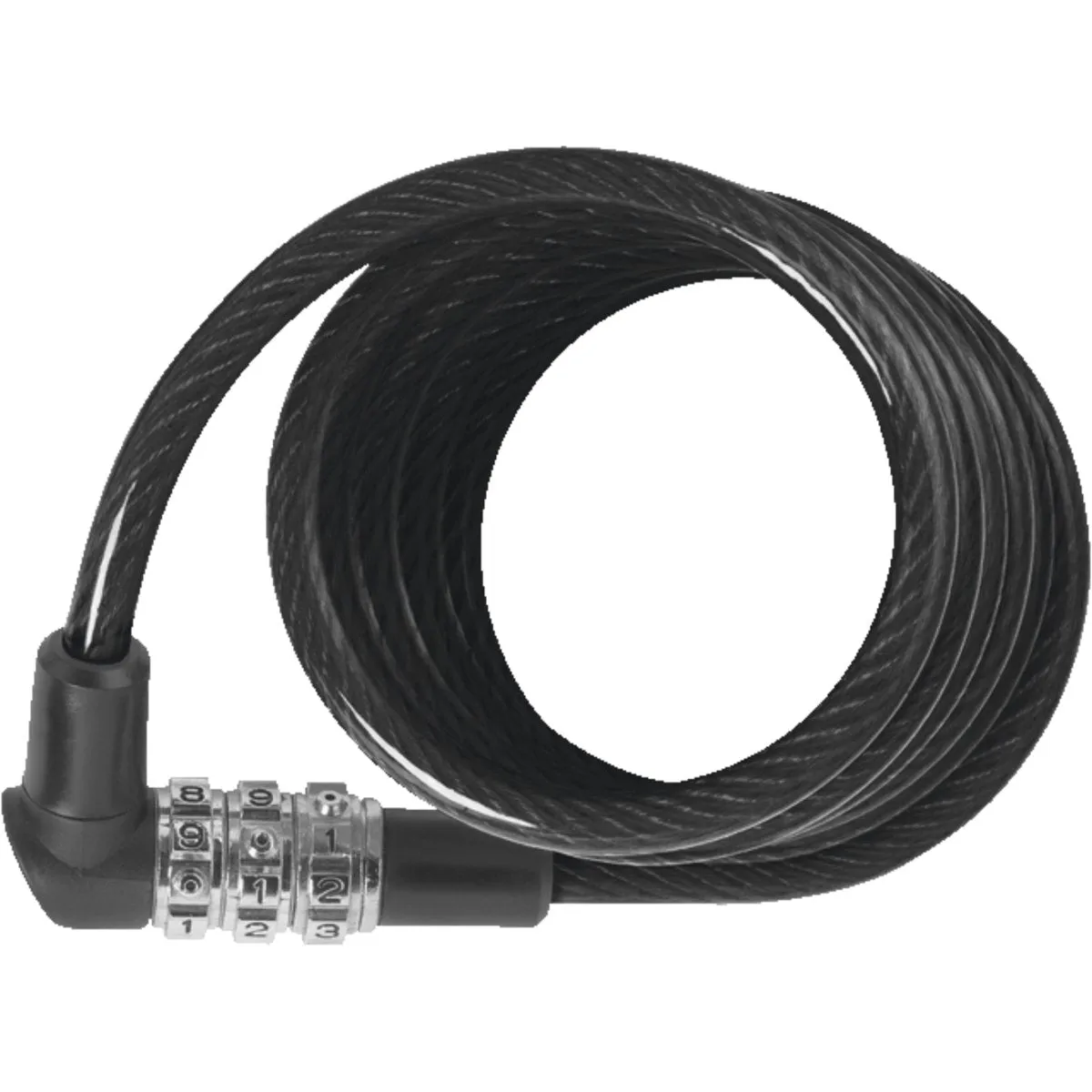 Abus Coil Cable Number Lock 3506C/120-Black