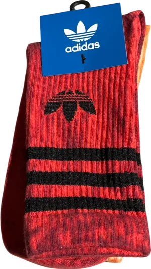 adidas Orange Tie Dye Socks UK M