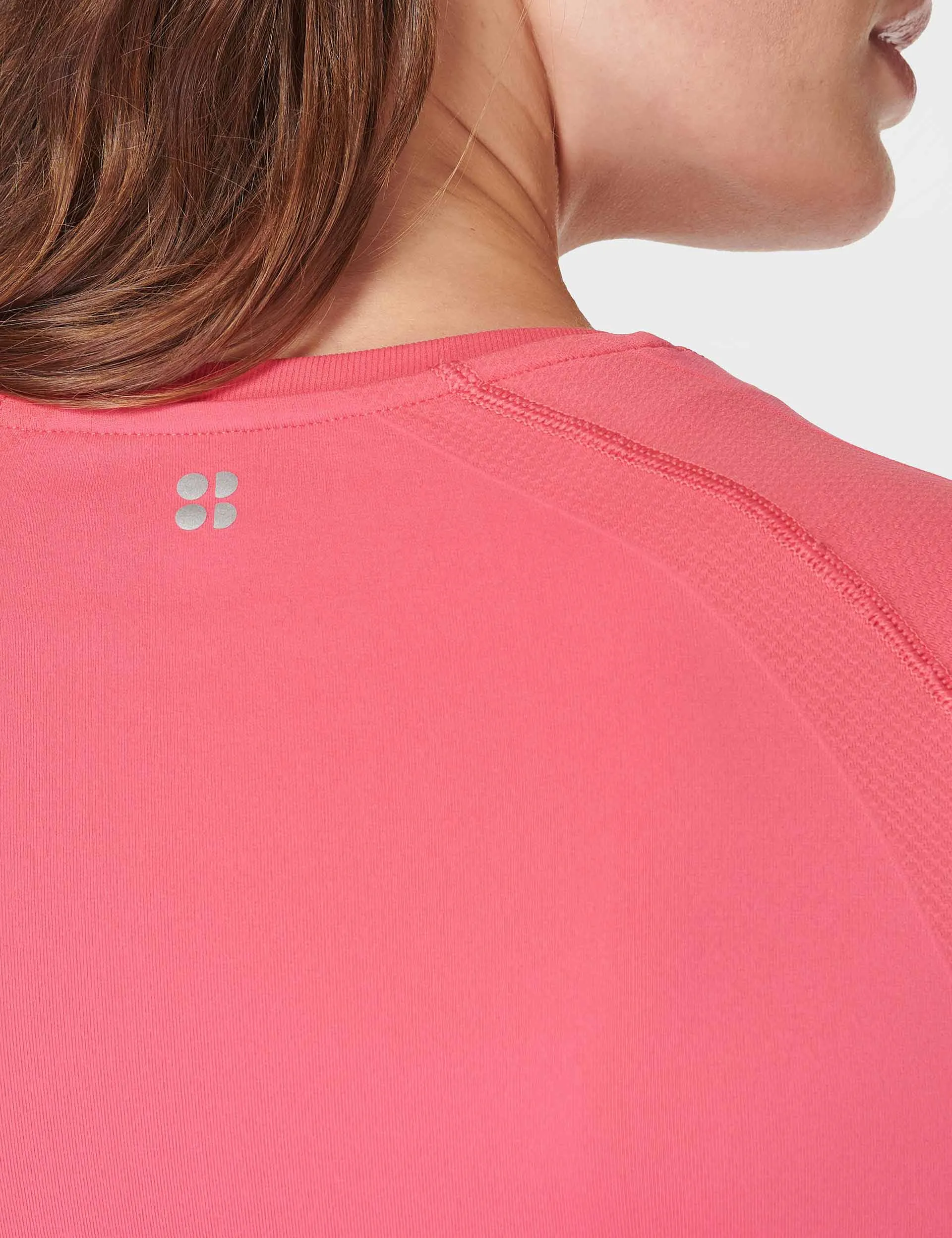 Athlete Seamless Gym Long Sleeve Top - Sweet Pink