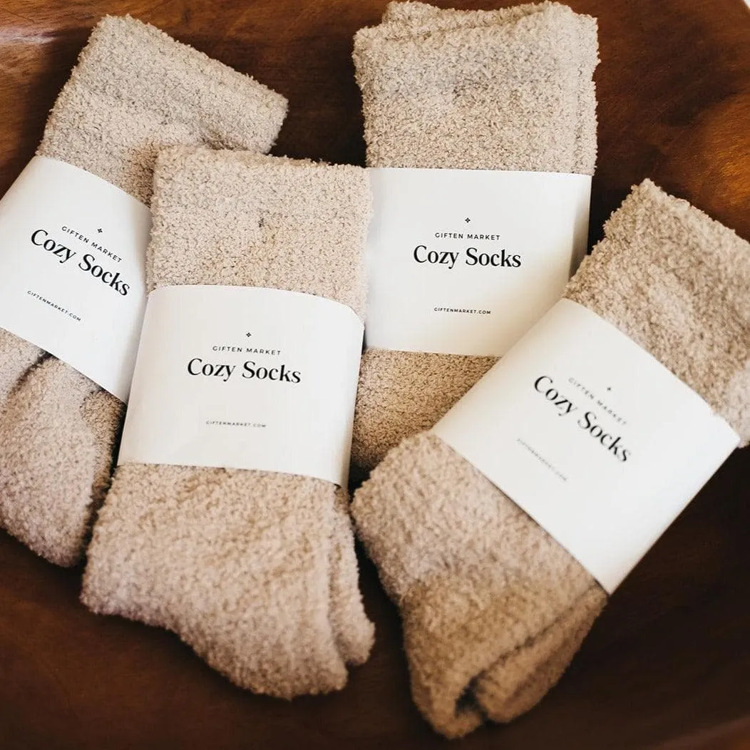 Cozy Cloud Socks - Ivory by Giften Market
