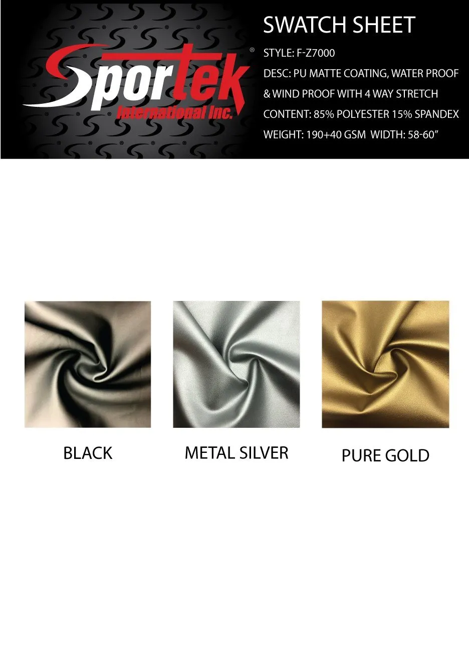 F-Z7000 Stretch all over matte PU Coating, Faux Leather Stretch