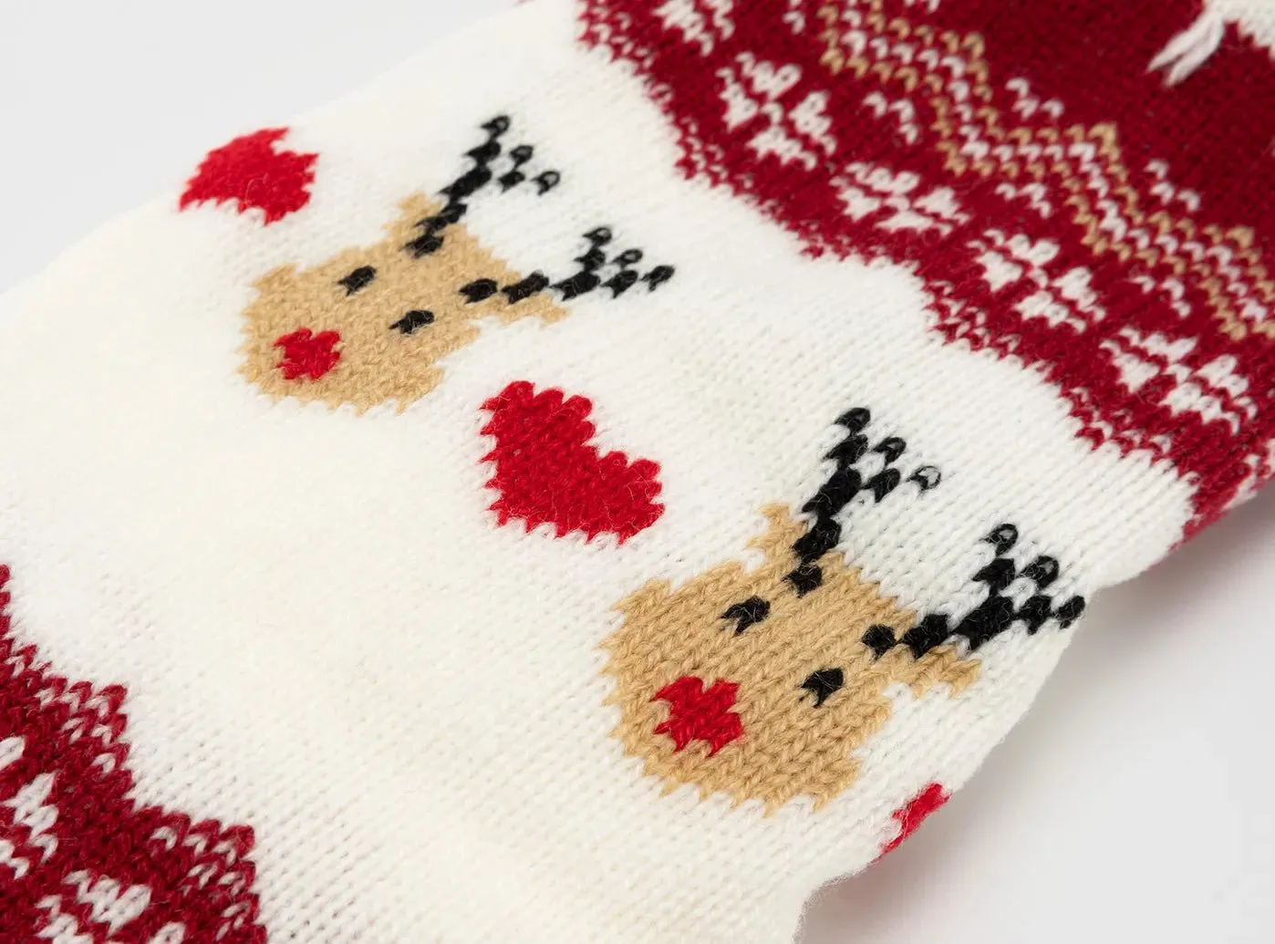 FitVille Women's Fur-lined Christmas Floor Socks