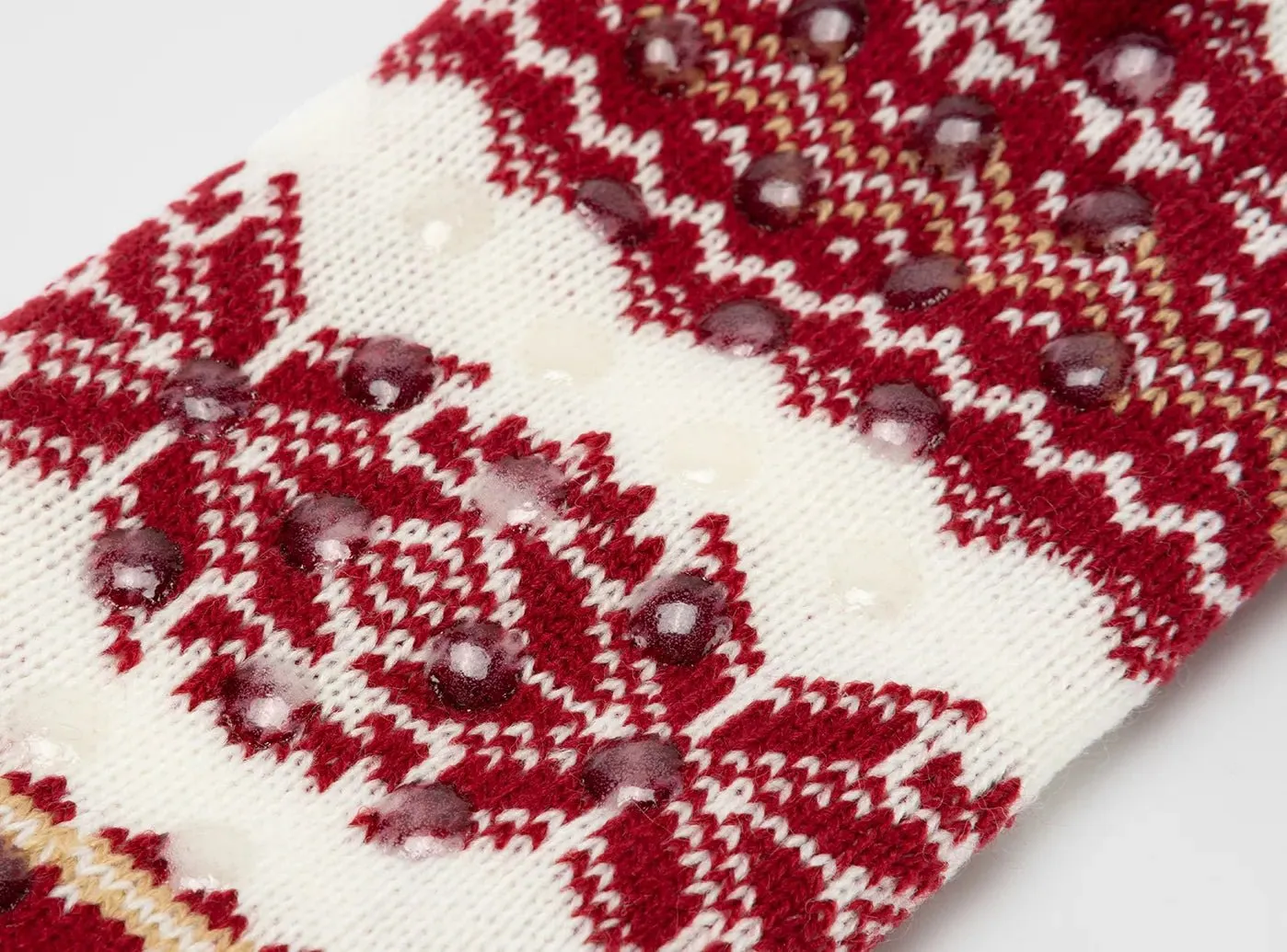 FitVille Women's Fur-lined Christmas Floor Socks