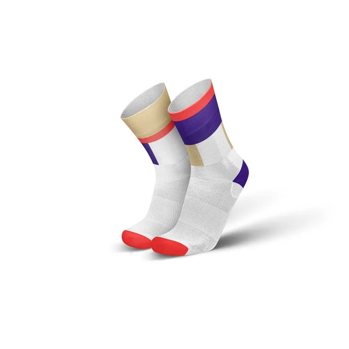 INCYLENCE Ultralights Zones Socks - Purple Cream