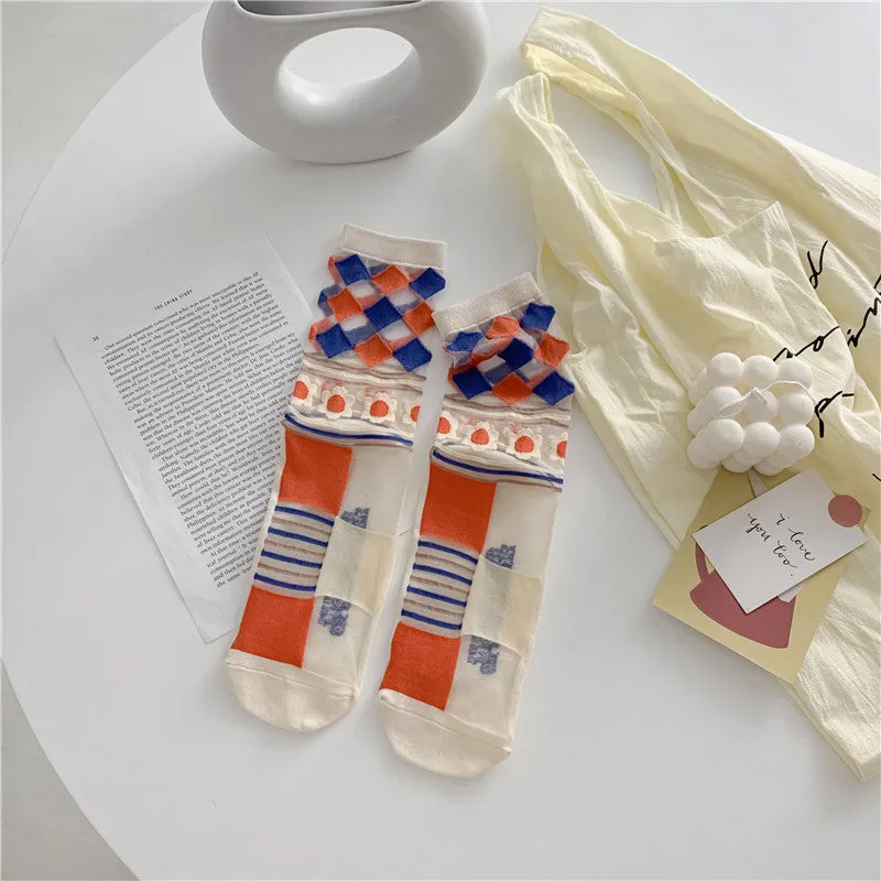 Japanese Bright Color Socks