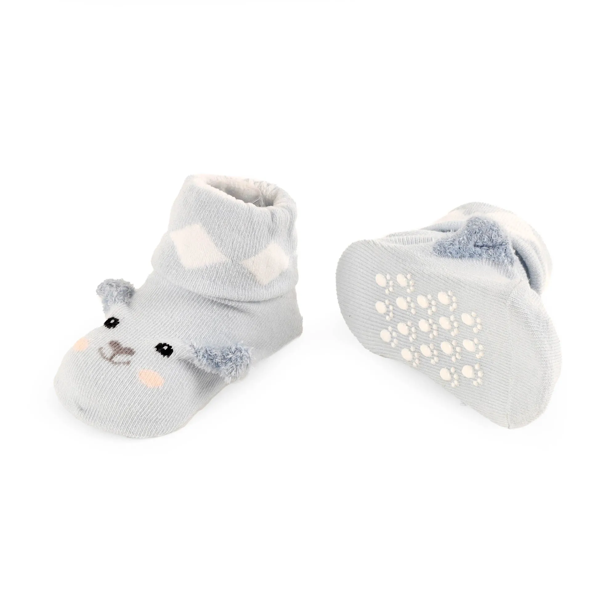 Little Piggies Yellow and Sky Blue Socks (Pack of 2)