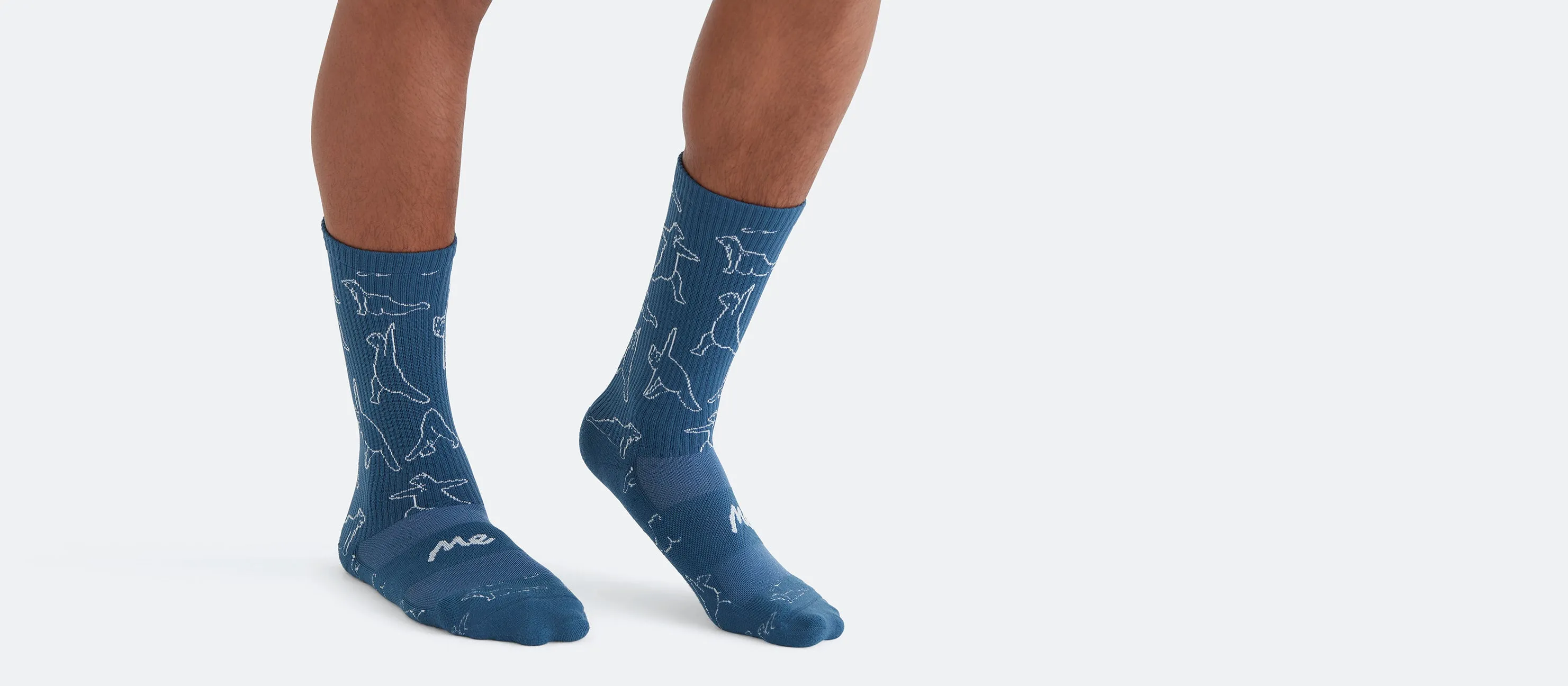 MoveMe Crew Sock | Yoga Bear