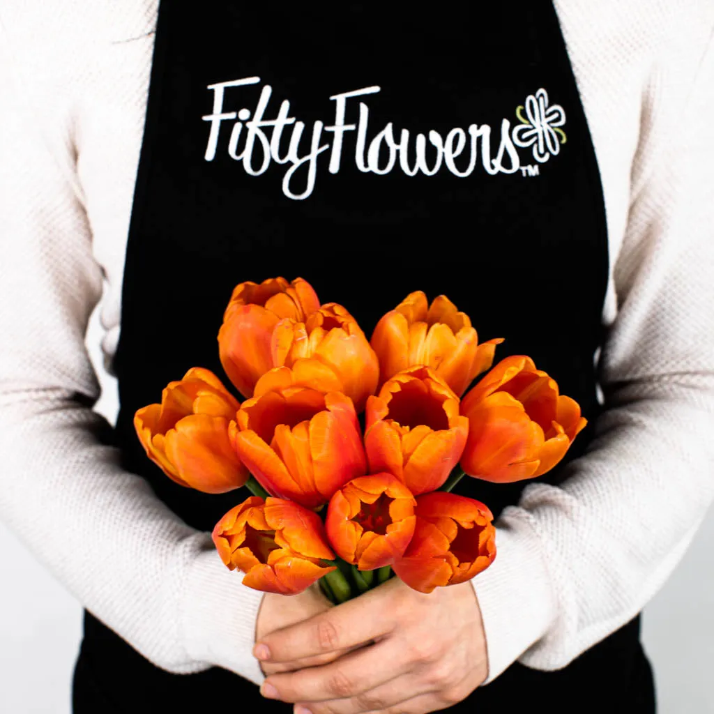 Orange Bulk Tulips