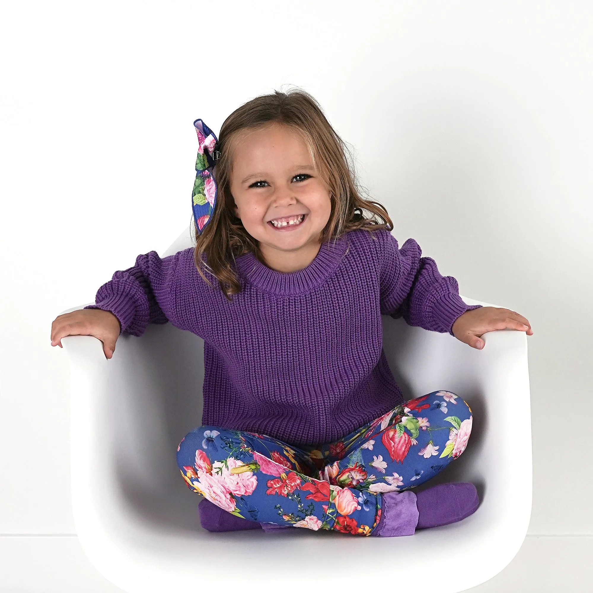Purple RUFFLE SOCKS