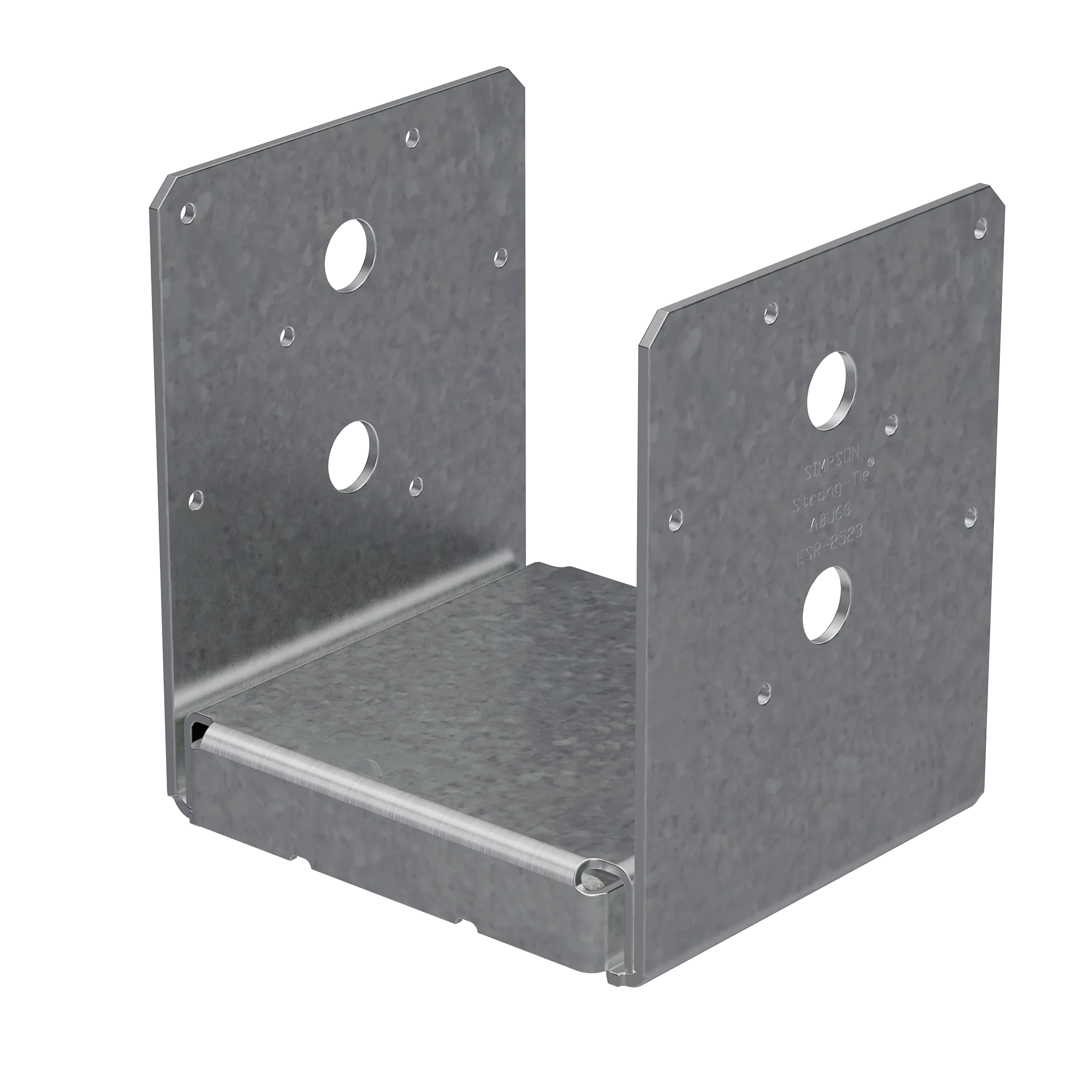 Simpson ABU66Z ABU ZMAX Galvanized Adjustable Standoff Post Base for 6x6
