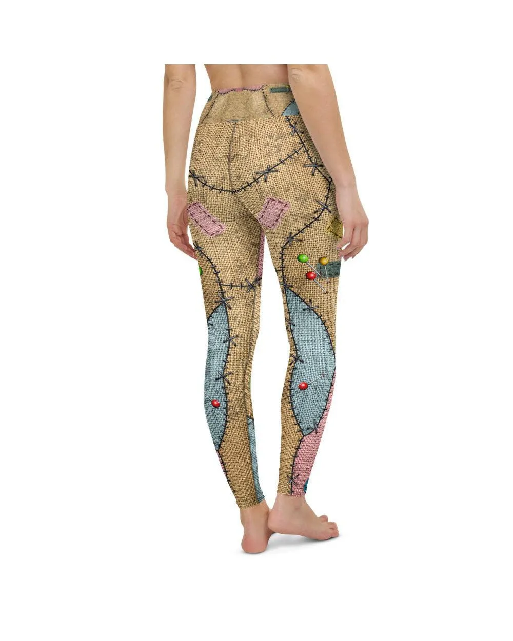 Voodoo Doll Patch Yoga Pants