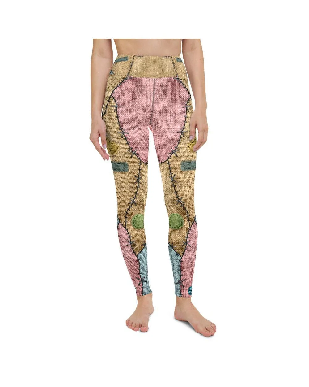 Voodoo Doll Patch Yoga Pants
