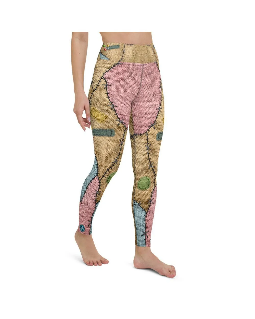 Voodoo Doll Patch Yoga Pants