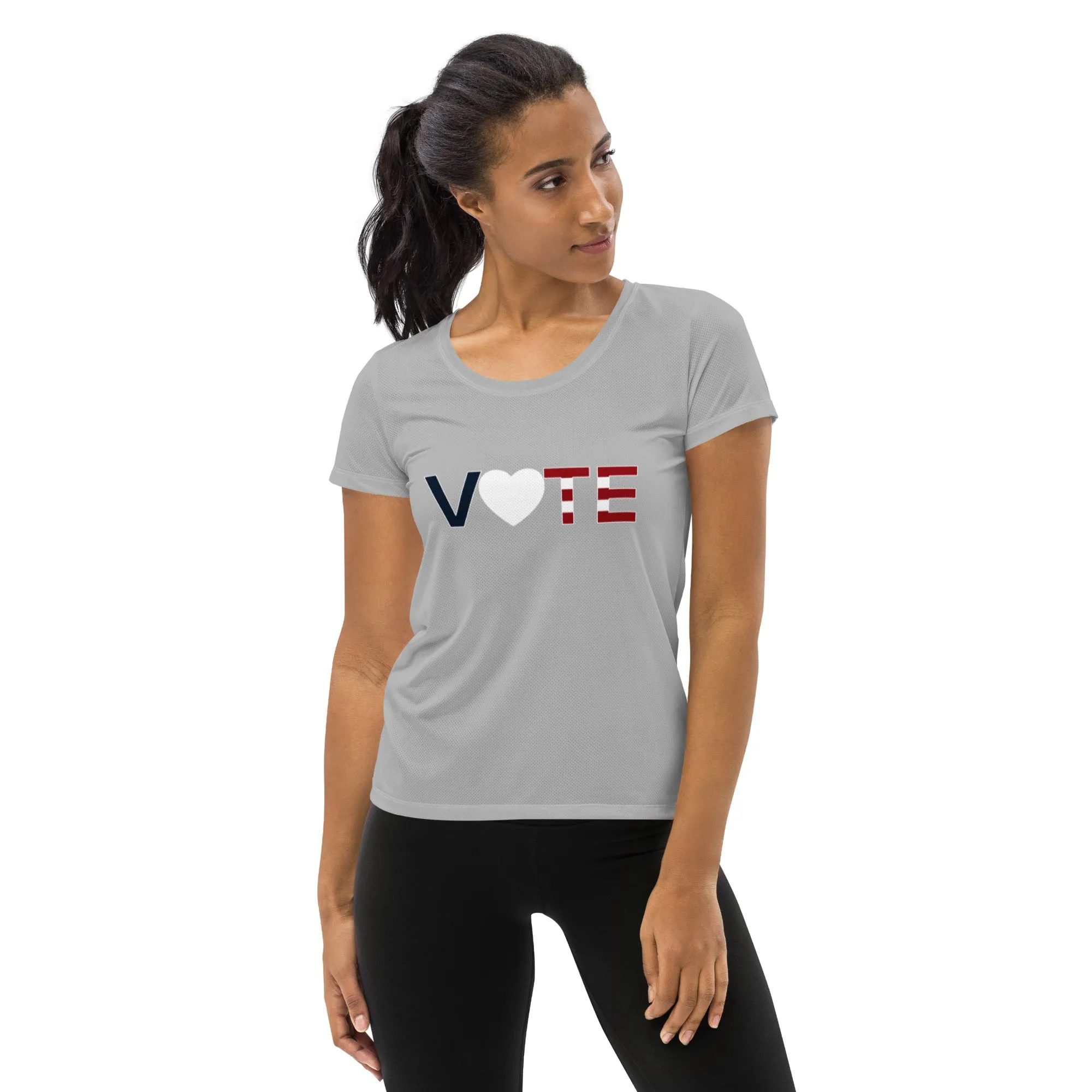 Vote Americana Style Women's Athletic T-shirt