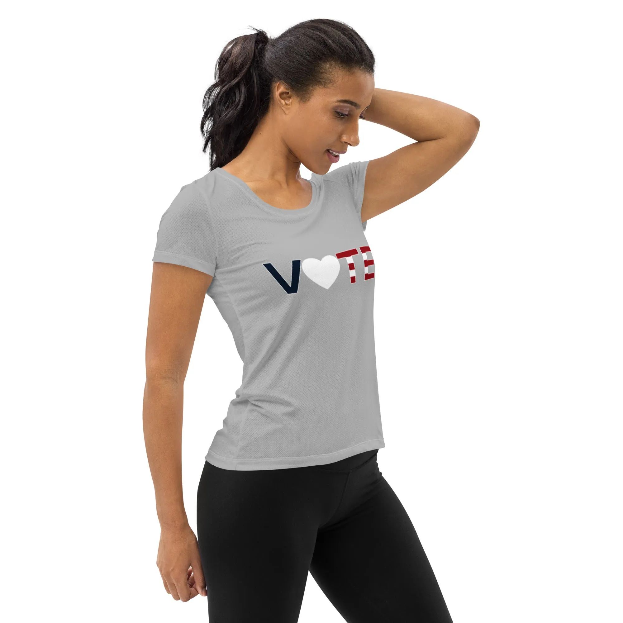 Vote Americana Style Women's Athletic T-shirt