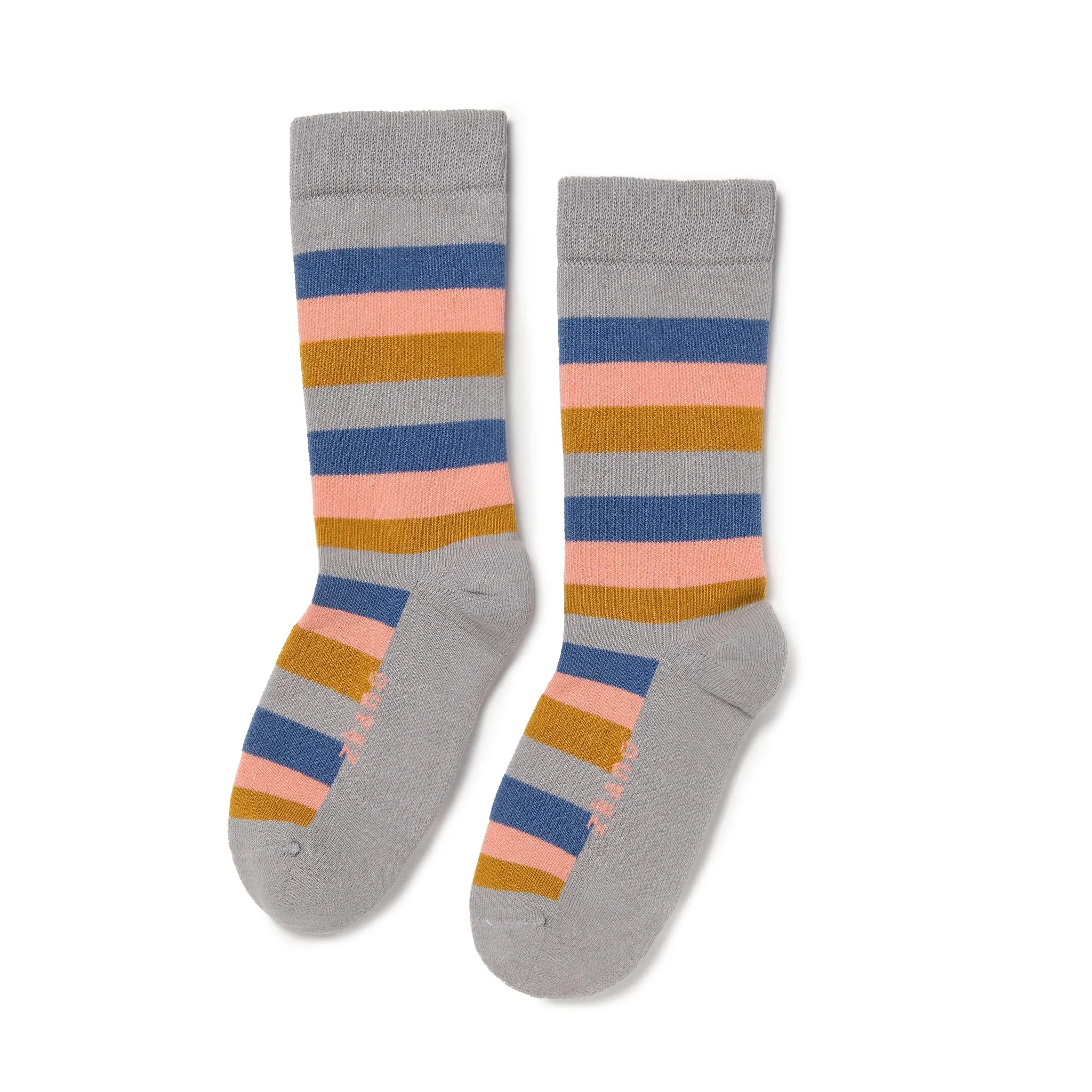 Waffle Stripe - Organic Cotton Cushion Crew - Heather